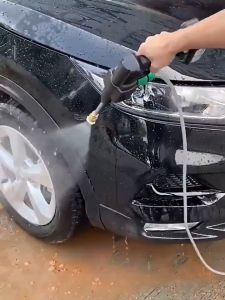 Wireless Pressure Washer Portable High Power Sprayer Lithium Battery Cordless Water Gun Cordless High Pressure Washer Wireless Car Washer High Power Spray Water Gun Can Rechargeable