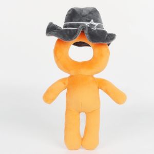 Cute Colorful Toys Alan Becker Surrounding Toy Gamer Yellow Plush Chef Blue Plush Sheriff Second Coming Plush Birthday Xmas Gift