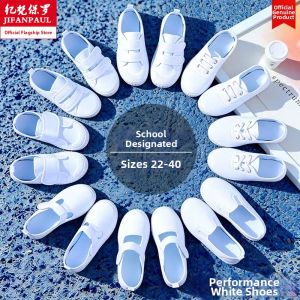 JIFANPAUL | Giày Sneakers Vải Canvas Trắng Đa Năng