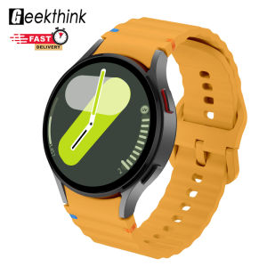 GEEKTHINK Sport Silicone Strap for Samsung Watch 7/6/5/4 40mm 44mm Strap for Galaxy Watch FE Galaxy Watch 6/4 Classic 43/42/46/47mm for 5 Pro 45mm Watchband