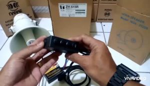 modul sirine landun 60 watt aux mic set speaker toa zh615r 15 watt