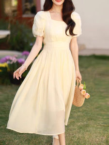 Chic Stylish All-Match Casual Chiffon French Style Dress