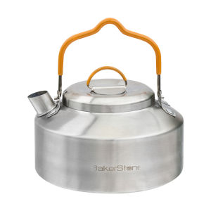 [China Plug Adapter Needed] BAKERSTONE | Portable Stainless Steel Camping Water Kettle