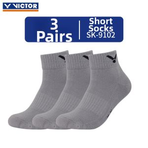 Victor | Thick Cotton Terry Bottom Badminton Socks 3 Pairs