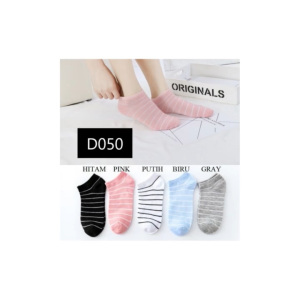 FY D030 D040 D050 Kaos Kaki Motif Beruang Love Garis Kaus Kaki Ankle Wanita Dan Anak Nyaman Pendek Semata Kaki