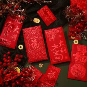 Believe 30Pcs Thick Chinese Lucky Red Envelope for Money Pocket Envelope Mini Ampao for Coins Envelope Coin Angpao for Chinese New Year Ampao Money Envelopes Ampao Money Envelope Red Pouch for Lucky Charm