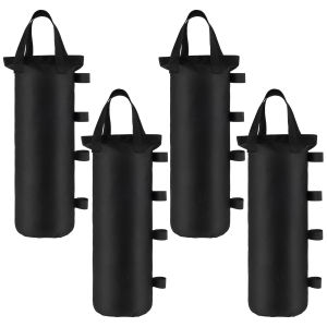 4Pcs Canopy Weight Bag Oxford Cloth Empty Weighting Sand Bag with Handle Reusable Canopy Tent Leg Sandbag for Filling Sand Stone