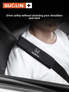 NBM | Car Seatbelt Shoulder Pads for Honda Accord Vezel CRV XR-V Civic Fit and Enjoy