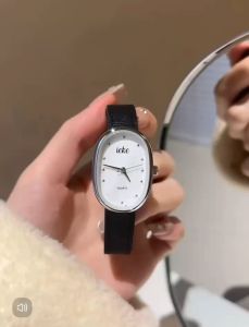 New Oval Minimalist Style Elegant Luxury Chic INS Fashion Leather Belt Quartz Watch 时尚皮带石英表