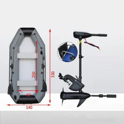 PATGEAR | Inflatable Durable Fishing Raft Rubber Boat