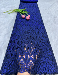 African Water Soluble Lace Fabrics Nigerian Guipure Cord Lace Fabrics Embroidered For Women Sewing Wedding Dresses