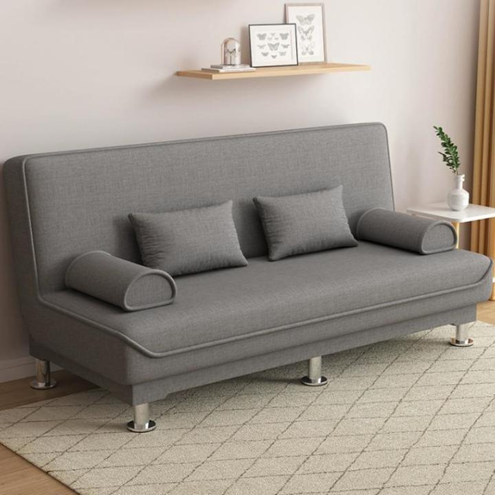 Modern Minimalist Sofa Bed Foldable Cloth Art Living Room Double Photo Inspiration