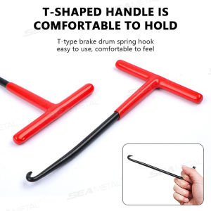 SEAMETAL T Shaped Handle Exhaust Pipe Spring Hook Car Motorcycle Exhaust Spring Puller Installer Hooks Spring Removal Tools