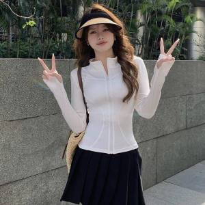 Slimming Sports Open-Blazer Thin Sunscreen Upper Garment