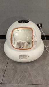 SKISOPGO Fully Automatic Pet Drying Box Cat and Dog Hair Dryer Pet Constant Temperature Blue Light Drying Box 宠物烘干机