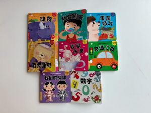 DangDang 3D Pop-Up Bilingual Lift-Flap 8 Books Set Early Learning Educational Gift