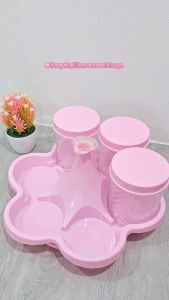 FR-C1246 Toples Kue Kering Lebaran Set Nampan Wadah Snack Tray Food Container / Tempat Kue Set Nampan