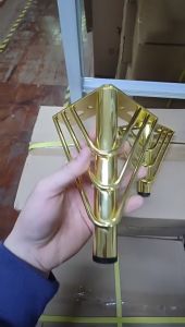 15cm Kaki Sofa Emas / Sofa Leg Heavy Duty / Kaki Kursi Besi / Kaki Furnitur Emas