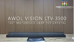 AWOL VISION LTV-3500 PRO AWOL 3500 PRO TRI-CHROMA ULTRA SHORT THROW 3600 ANSI LUMEMS 4K LASER PROJECTOR WITH 100|120 INCH UST SCREEN (IN STOCK)