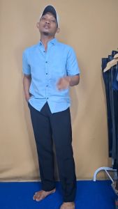 Celana formal pria celana kerja standar celana panjang reguler tuwis serat halus size 27 -38