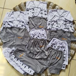 18 Pcs / 9 Set Baju Bayi Baru Lahir Setelan Bayi Newborn Baju Bayi Motif Lucu