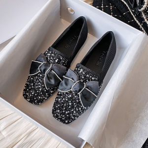 Bow Tie Soft Sole Casual Shoes for Women Spring