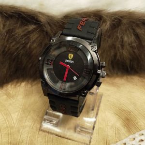 jam tangan tali karet pria terbaru/jam tangan karet sport pria/tanggal aktif