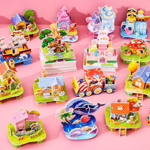 WANXUEXING | 3D Creative House Puzzle Educational DIY Assembly Kit