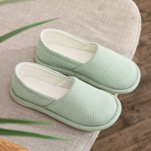 Lightweight Breathable Slip-resistant Maternity Slippers Soft Bottom Indoor Cotton Slippers for Postpartum Recovery Spring Summer
