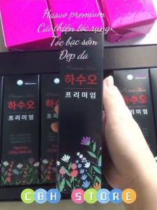 [Bản Cao Cấp] Everfresh Hasuo Premium - Nước Uống Hà Thủ Ô Đỏ Giảm Gãy Bạc Rụng Tóc Đẹp Da Hộp 60 gói hàng công ty chính hãng