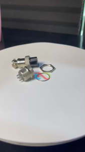 Aviation Plug Connector CB GX16 16mm Set Male Female – 6 Pin untuk Koneksi Elektronik