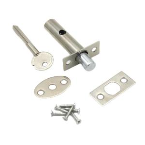 Core Hardware Pipe Tube Security Door Well Locks For Fireproof Escape Mortise Aisle Lock 1set NEW Steel Invisible Lock