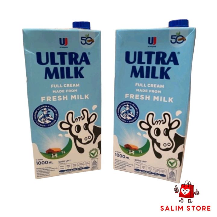 SUSU ULTRA MILK UHT 1 Liter | FULL CREAM ULTRA MILK