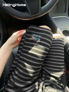 HetingHOME | Hetinghome Summer Trendy Couple Loose Fit Five Inch American Striped Shorts Casual Straight Leg Pants Youthful Energy Style