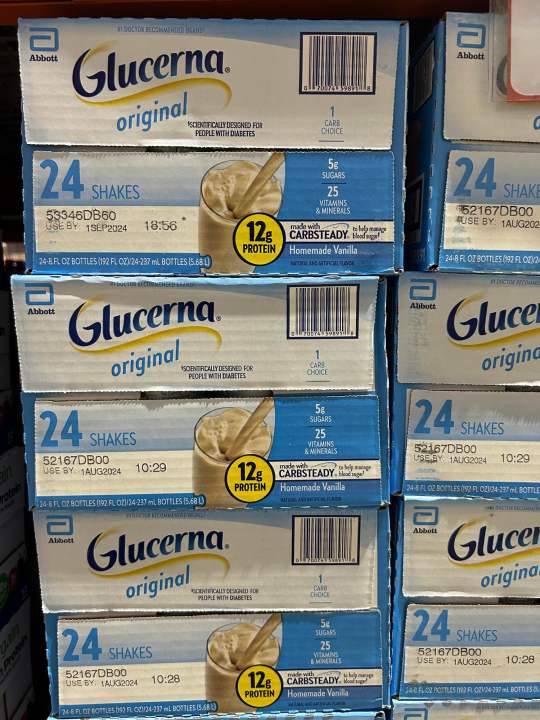 Glucerna Ensure boost glucose control splenda Shake Homemade Vanilla