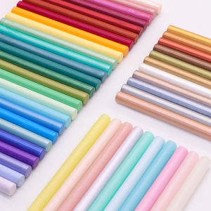 【Ready Stock】0.7*10cm 5pcs Metal Pearl Fire Paint Sealing Wax Stick DIY Envelope Invitation Card Sealing Hand Account Making