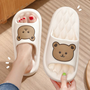 Mùa Hè Phụ Nữ Dép hoạt hình dễ thương Slide Dép nam Mềm EVA Bãi Biển Mềm Tắm Ngoài Trời giày massage Cặp Vợ Chồng Nhà căn hộ Thời trang