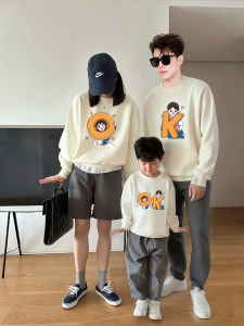 High-Quality Family Matching Hoodies for Autumn and Winter