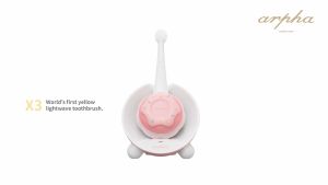 Arpha X3 Plus Smart Baby & Kids Electric Toothbrush 3-Stage Soft Bristle Electric Toothbrush APP Game IPX7 Waterproof Different Brush Heads Different Vibration Modes Wireless Charging Child Friendly
