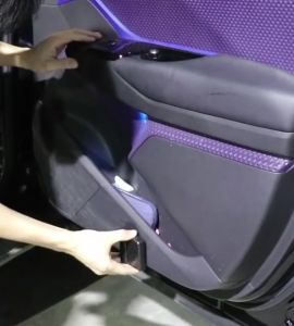 (LEXUS) 2PCS Magnet Sensor Welcome Light Car Logo Door Light  ES250 LS500 NX300 RX300 LX LC500