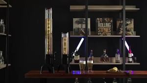 【Chinatera】3L Beer Dispenser Beer Tower with Spigot & Ice Tube Beverage Dispenser Tabletop Liquor Dispenser for Beer Wine Drinks