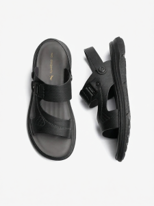 Reddragonfly | Summer Leather Beach Slippers Soft Bottom