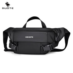 AUOTE Men’s Chest Bag Sports Bag Outdoor Fitness Bag Fashion Shoulder Bag Waist Bag Lightweight Crossbody Bag Sports Bag Waterproof Wear Resistance Durable Bag Street Bag Casual Bag Travel Bag