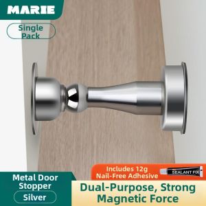 KUWUBIANJING | Door Stop No-Drilling Floor Mount New Style Bathroom
