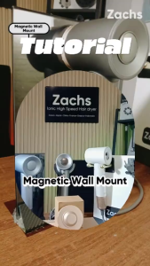 Zachs Magnetic Wall Hanger Mount Hair Dryer Gantungan Magnet Hairdryer