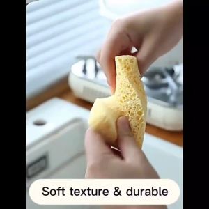 Cellulose Sponge Dish Washing Sponge Natural Wood Pulp Dish Pad Magic Cleaning Sponge Pot Cleaner Kitchen Span Cuci