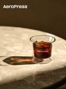 AeroPress | Cốc cà phê thủy tinh borosilicate hai lớp trong suốt