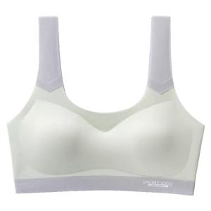 Áo ngực thể thao MiiOW cho bé gái làm bằng nylon một mảnh thoáng khí