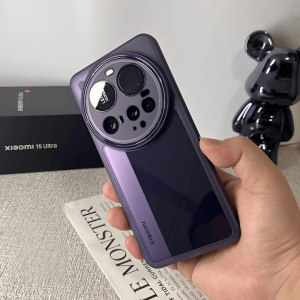 Transparent Silicone Phone Case with Lens Film for Xiaomi 15 Ultra 14 pro 13 Ultra Full Cover Anti-Fall Simple Design