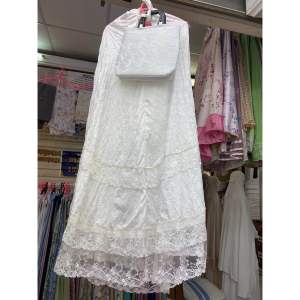 mukena dewasa mukena sutra paris renda tile pake soroski